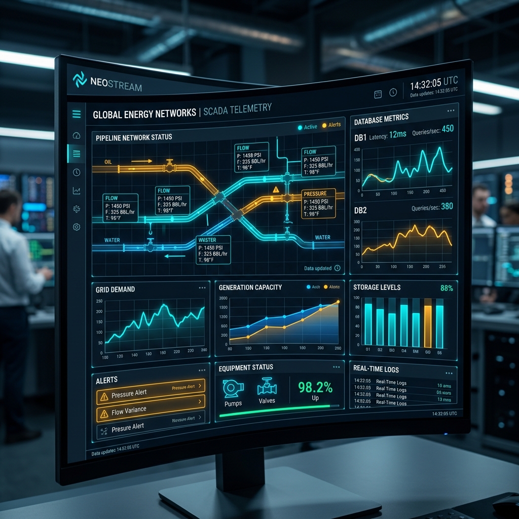 Energy SCADA Telemetry Dashboard